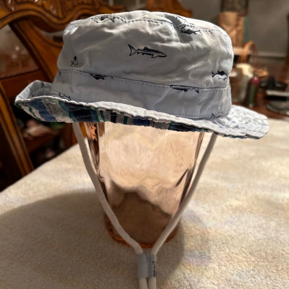 langzhen toddler size 52 blue with fish hat